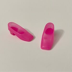 Vintage Barbie Pink Shoes Doll Accessory Korea